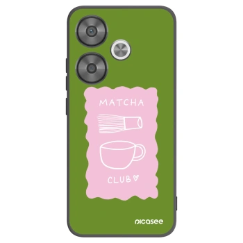Picasee Xiaomi Poco F6 Hülle - Schwarzes Silikon - Matcha club