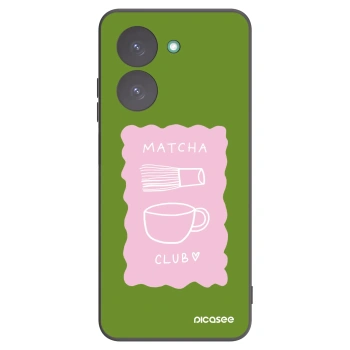 Picasee Xiaomi Redmi A5 Hülle - Schwarzes Silikon - Matcha club