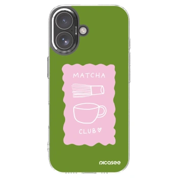 Picasee Apple iPhone 17 Hülle - Transparentes Silikon - Matcha club