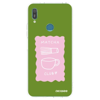 Picasee Huawei Y6 2019 Hülle - Transparentes Silikon - Matcha club