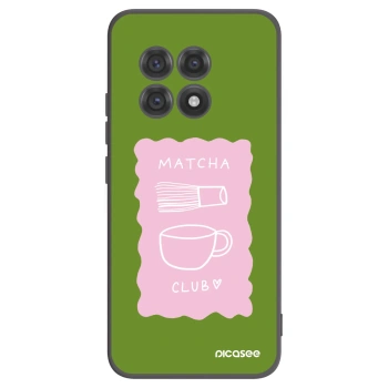 Picasee OnePlus 13R 5G Hülle - Schwarzes Silikon - Matcha club