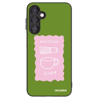 Picasee Samsung Galaxy A16 4G Hülle - Schwarzes Silikon - Matcha club