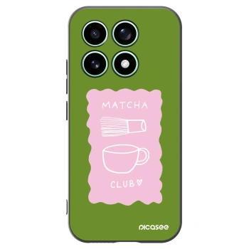 Picasee Xiaomi 17 Hülle - Schwarzes Silikon - Matcha club