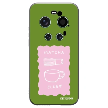 Picasee Xiaomi 17 Ultra Hülle - Schwarzes Silikon - Matcha club