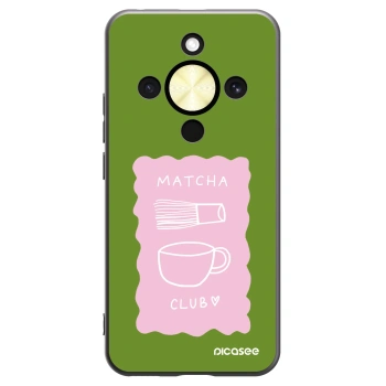 Picasee Honor Magic8 Lite 5G Hülle - Schwarzes Silikon - Matcha club