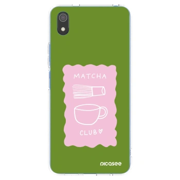 Picasee Xiaomi Redmi 7A Hülle - Transparentes Silikon - Matcha club