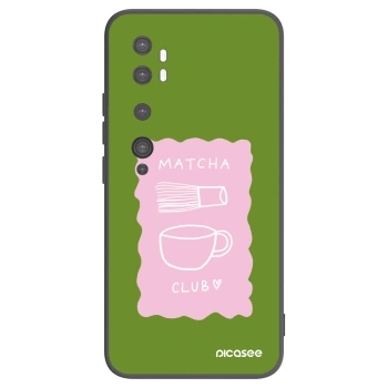 Picasee Xiaomi Mi Note 10 (Pro) Hülle - Schwarzes Silikon - Matcha club