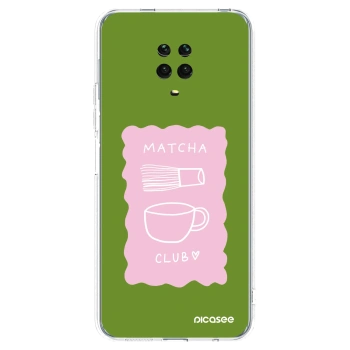 Picasee Xiaomi Redmi Note 9S Hülle - Transparentes Silikon - Matcha club