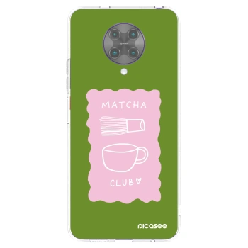 Picasee Xiaomi Poco F2 Pro Hülle - Transparentes Silikon - Matcha club