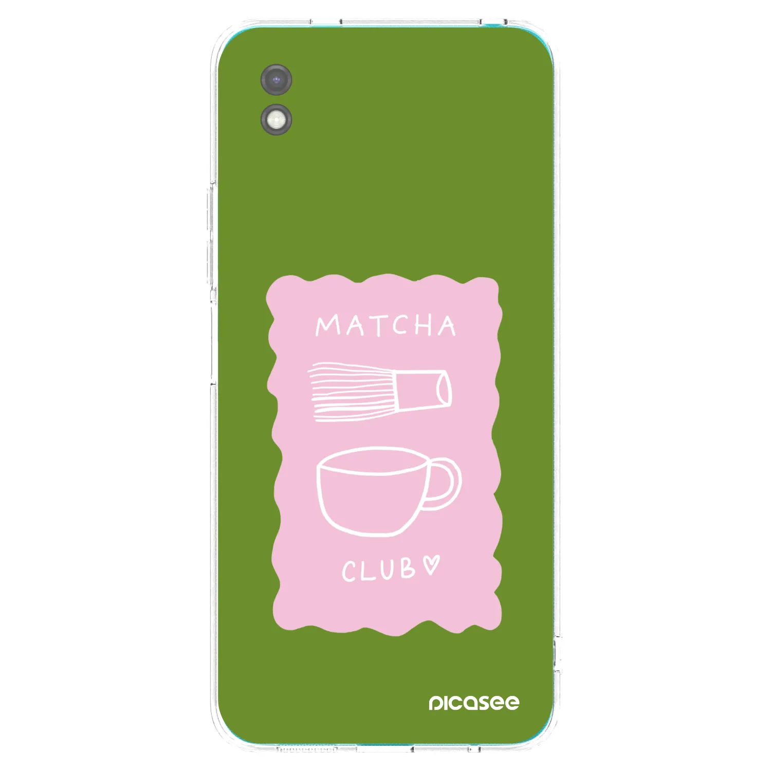 Picasee Xiaomi Redmi 9A Hülle - Schwarzes Silikon - Matcha club