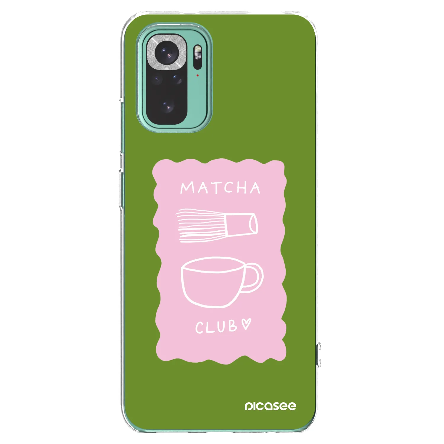 Picasee Xiaomi Redmi Note 10 Pro Hülle - Transparentes Silikon - Matcha club