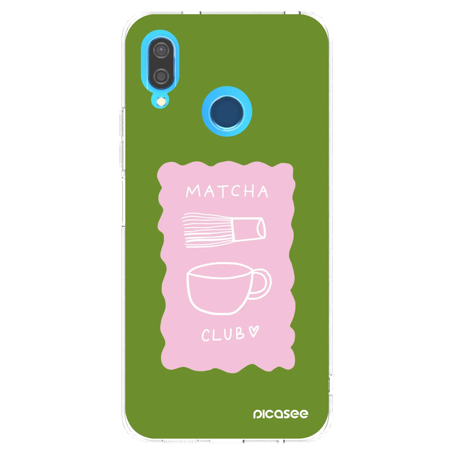 Picasee Huawei P20 Lite Hülle - Transparentes Silikon - Matcha club