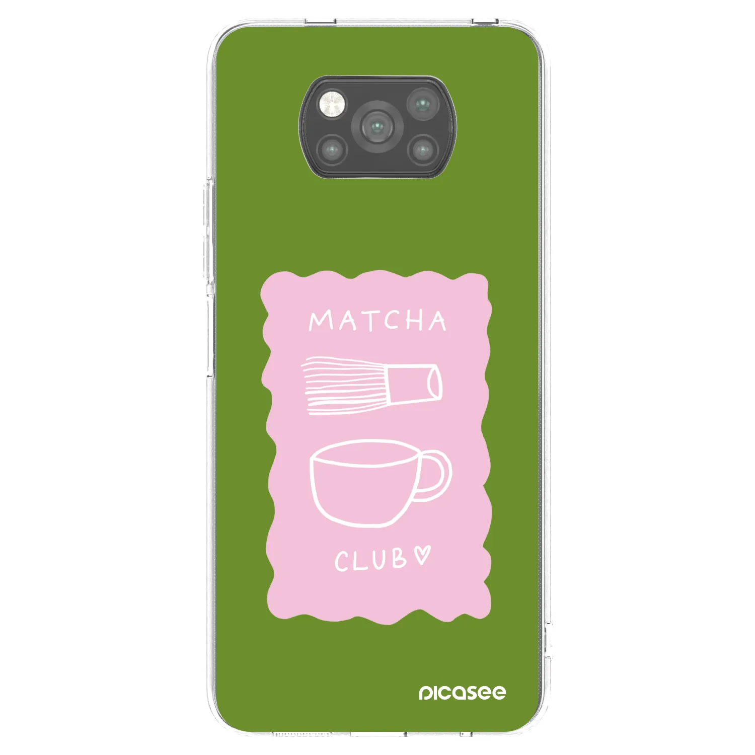 Picasee Xiaomi Poco X3 Pro Hülle - Schwarzes Silikon - Matcha club