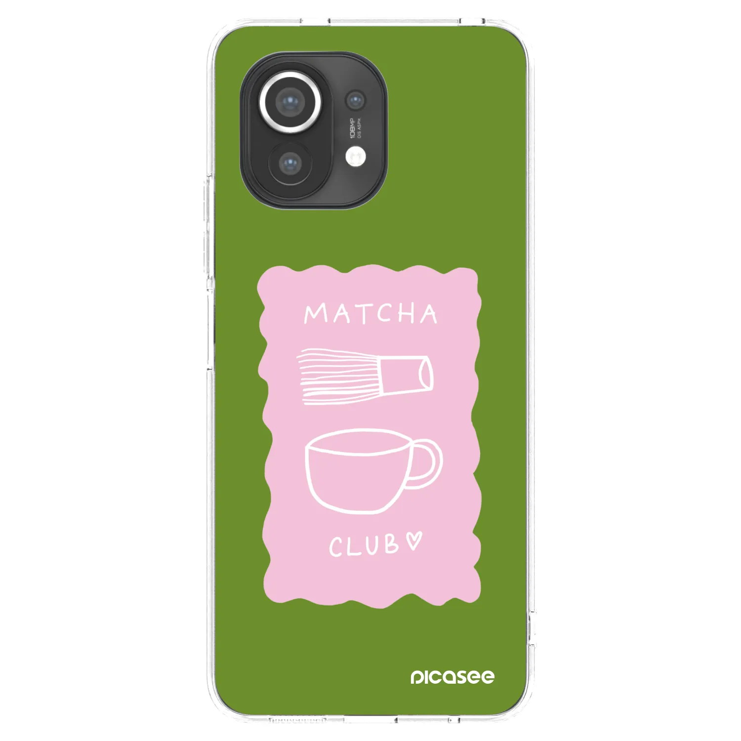 Picasee Xiaomi Mi 11 Hülle - Transparentes Silikon - Matcha club