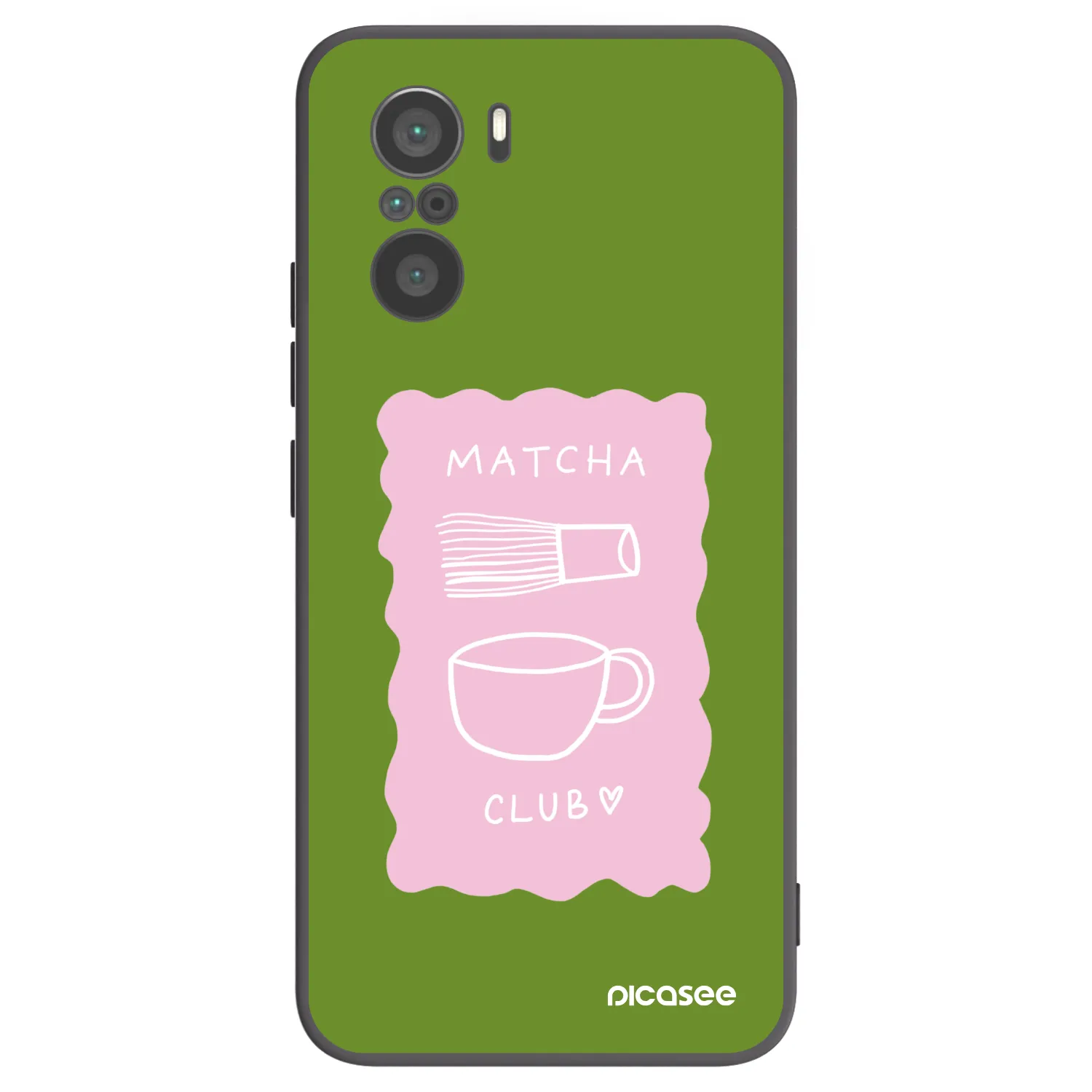 Picasee Xiaomi Poco F3 Hülle - Schwarzes Silikon - Matcha club