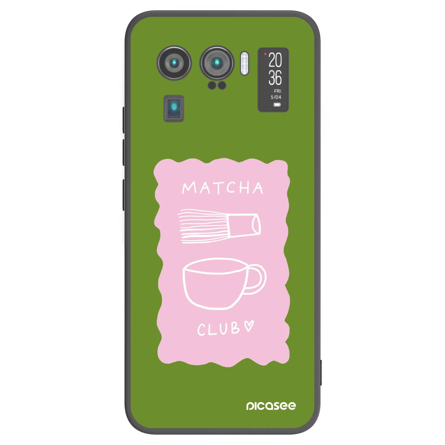 Picasee Xiaomi Mi 11 Ultra Hülle - Schwarzes Silikon - Matcha club
