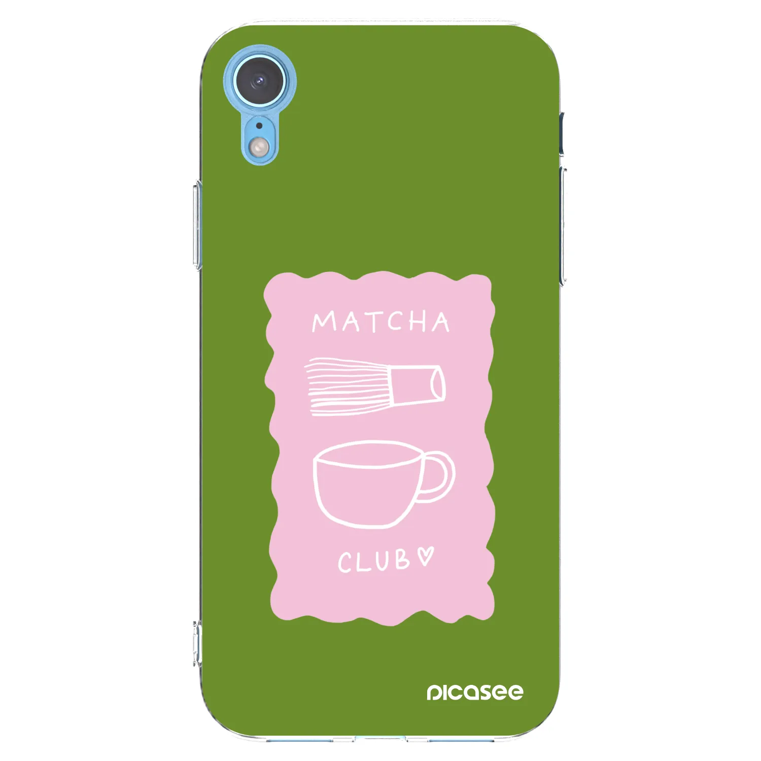 Picasee Apple iPhone XR Hülle - Transparentes Silikon - Matcha club