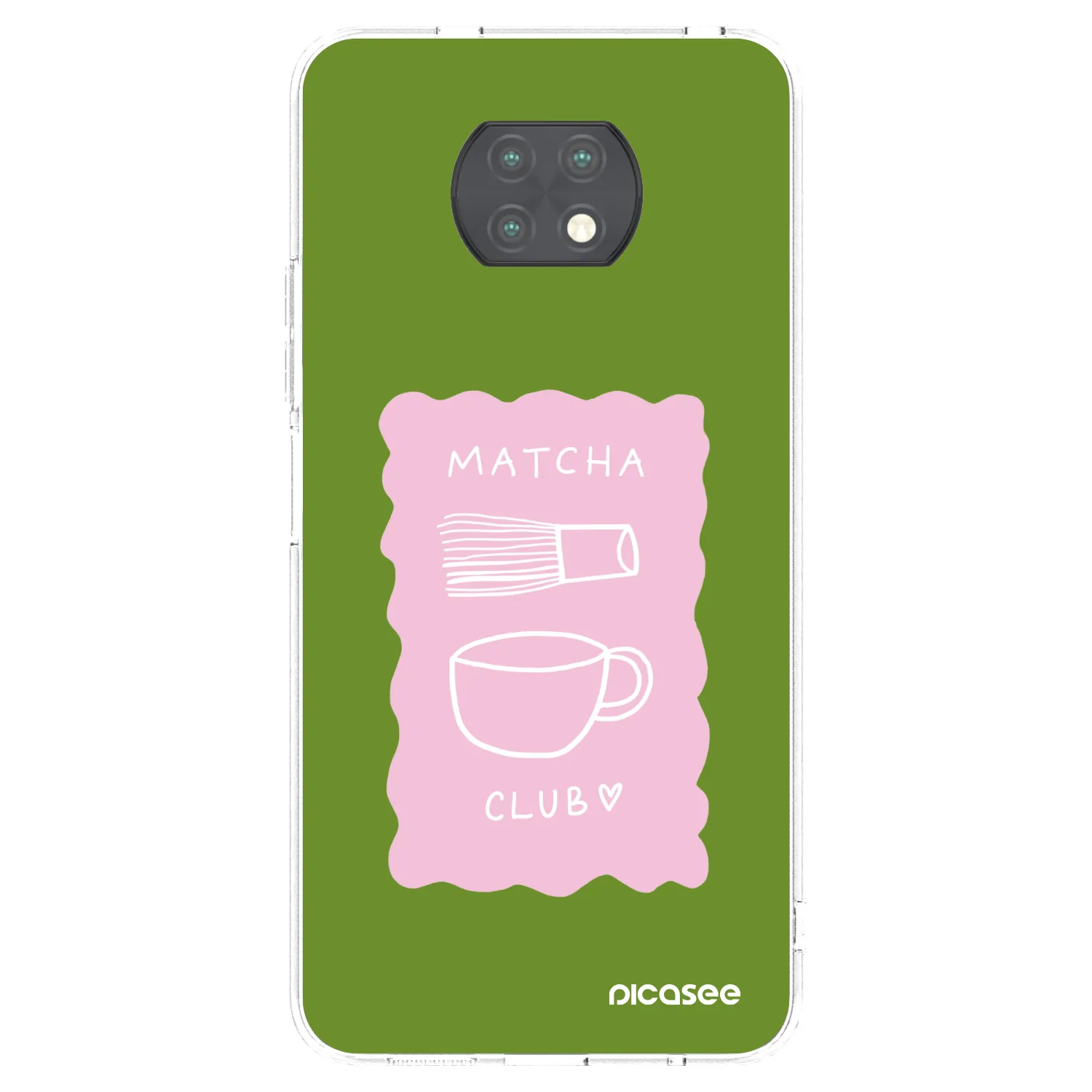 Picasee Xiaomi Redmi Note 9T Hülle - Transparentes Silikon - Matcha club