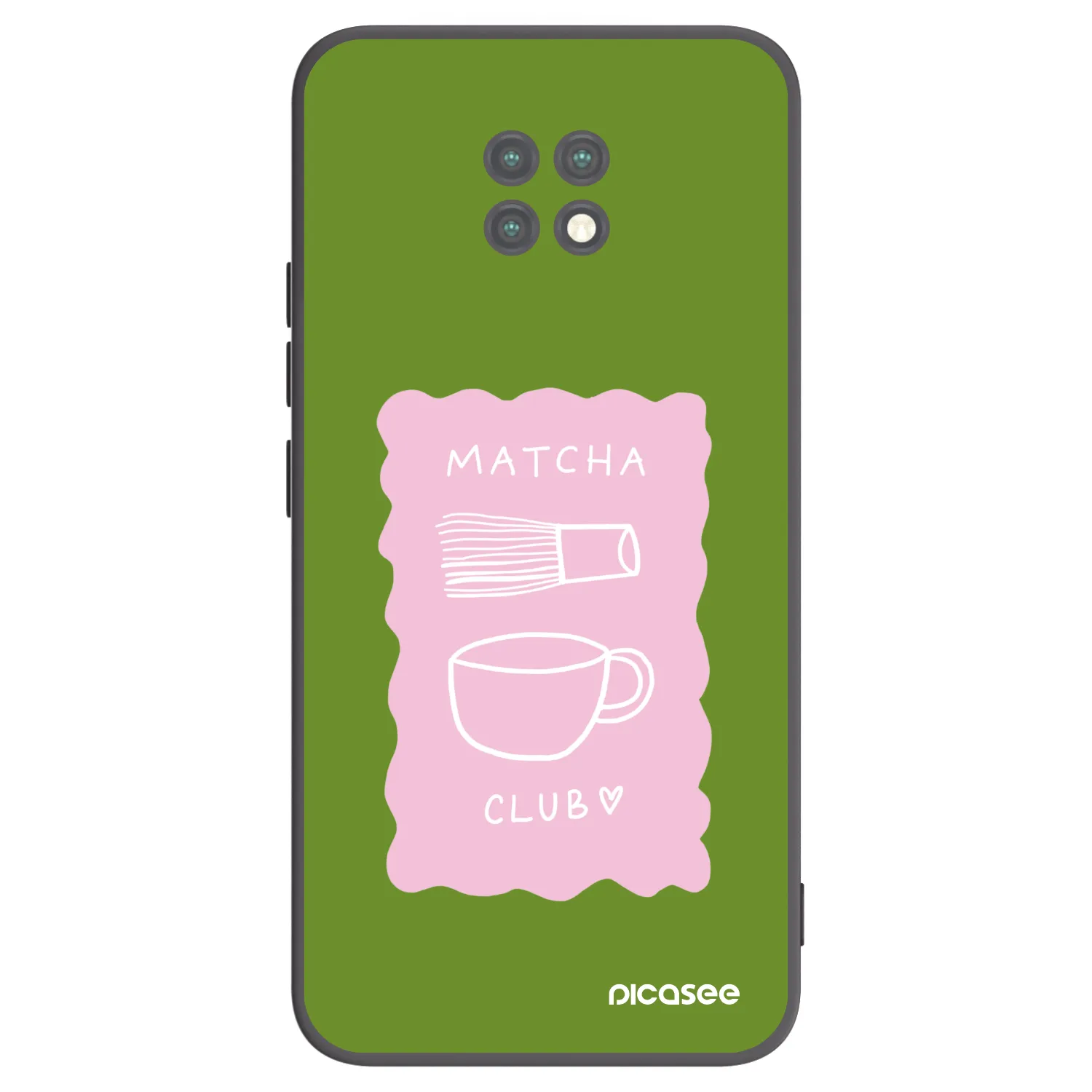 Picasee Xiaomi Redmi Note 9T Hülle - Schwarzes Silikon - Matcha club