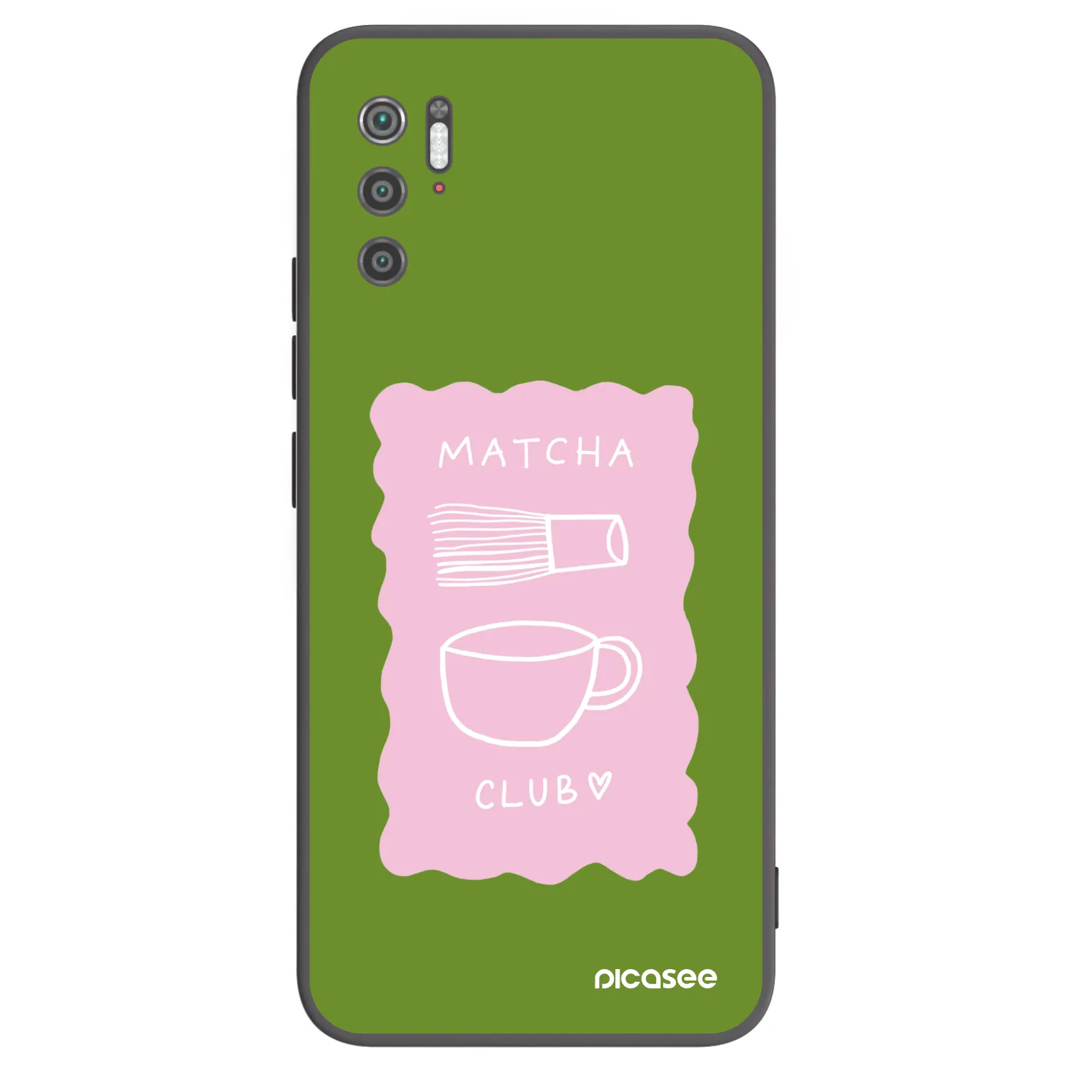 Picasee Xiaomi Poco M3 Pro 5G Hülle - Schwarzes Silikon - Matcha club