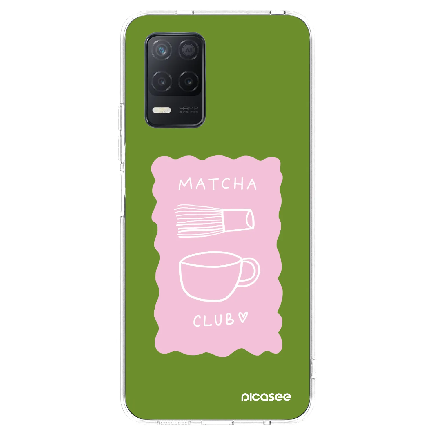 Picasee Realme 8 5G Hülle - Transparentes Silikon - Matcha club