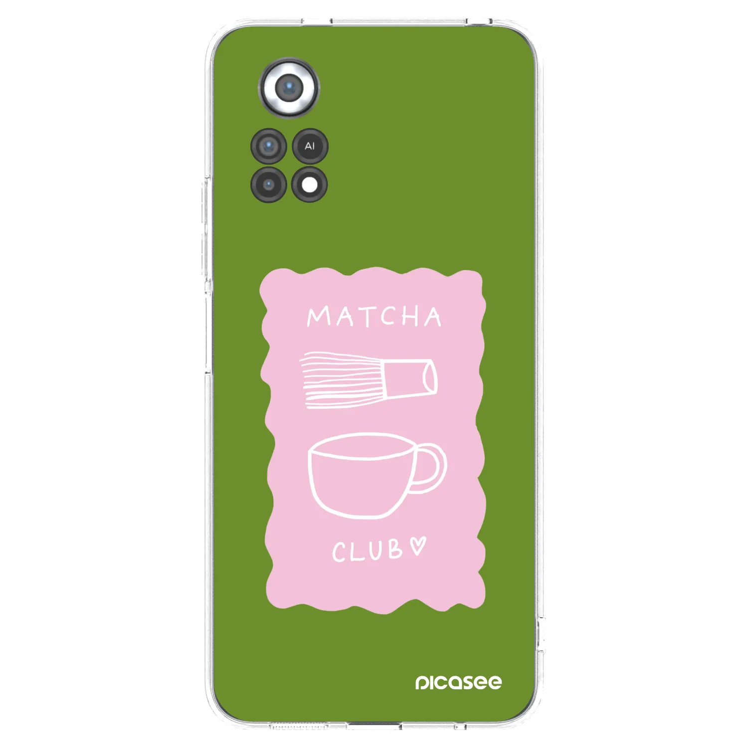 Picasee Xiaomi Poco X4 Pro 5G Hülle - Transparentes Silikon - Matcha club