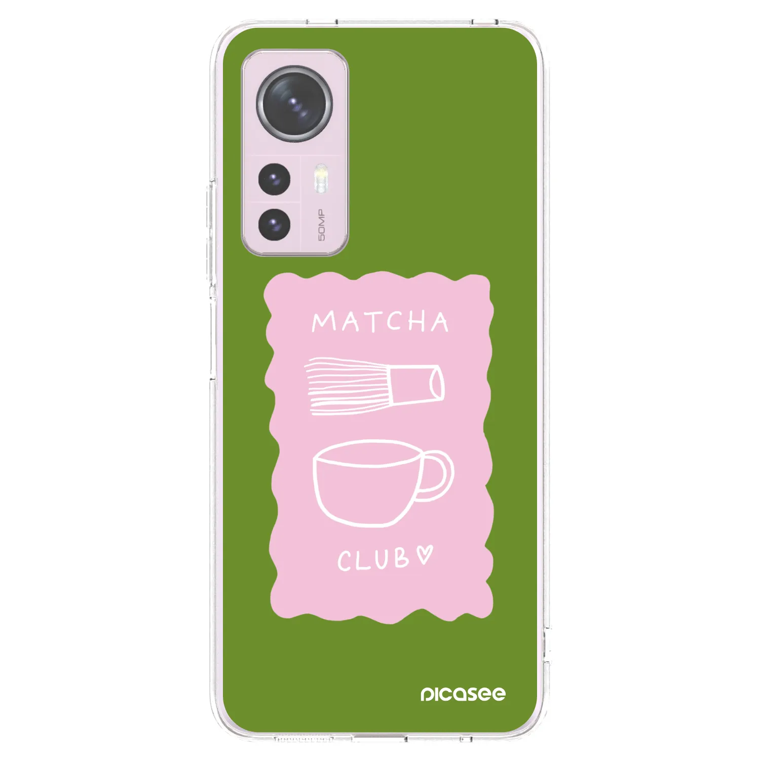 Picasee Xiaomi 12 Hülle - Transparentes Silikon - Matcha club