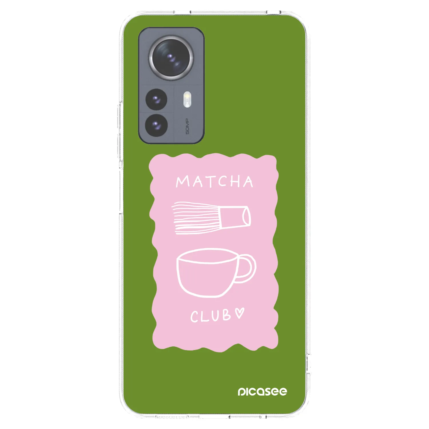 Picasee Xiaomi 12 Pro Hülle - Transparentes Silikon - Matcha club