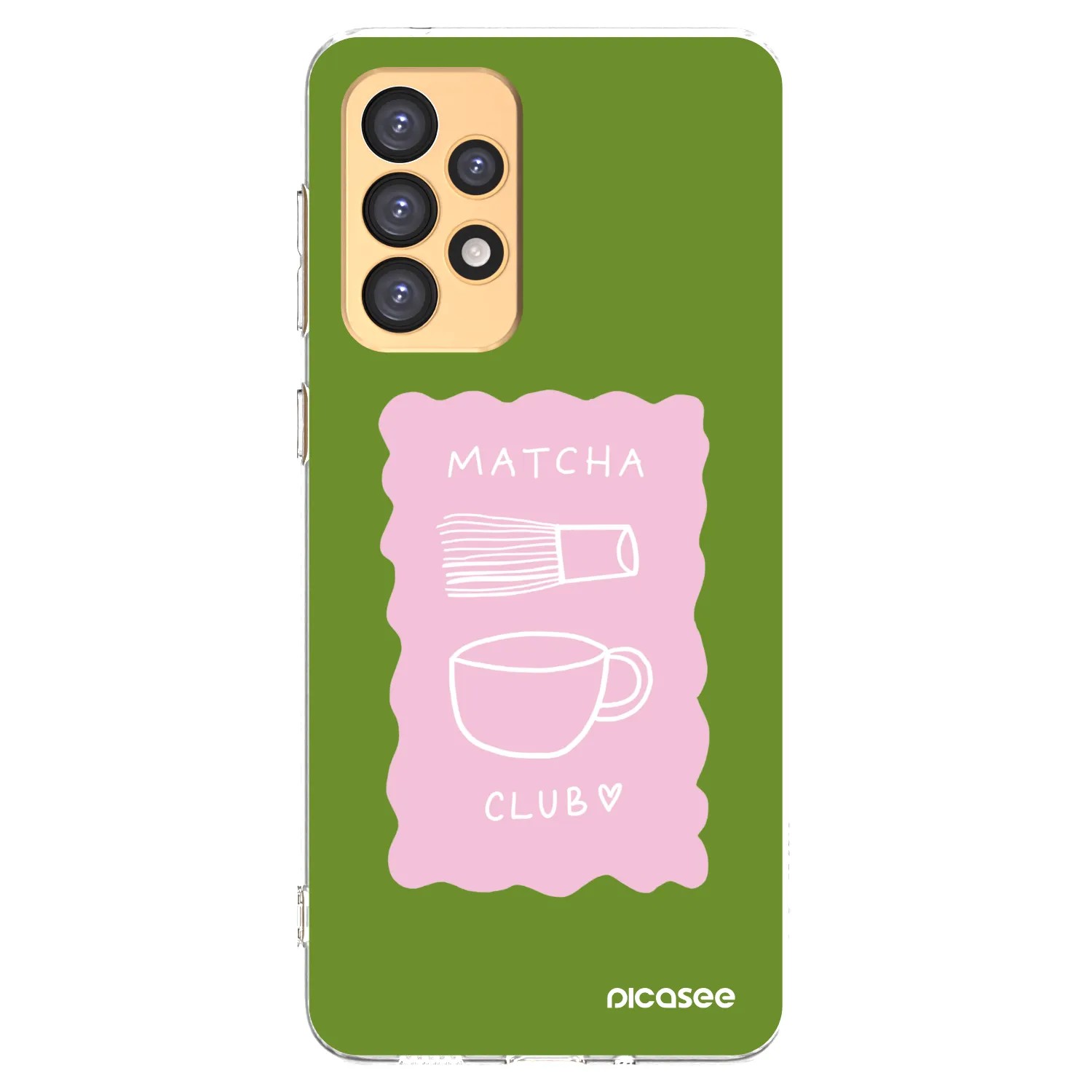 Picasee Samsung Galaxy A33 5G A336 Hülle - Transparentes Silikon - Matcha club