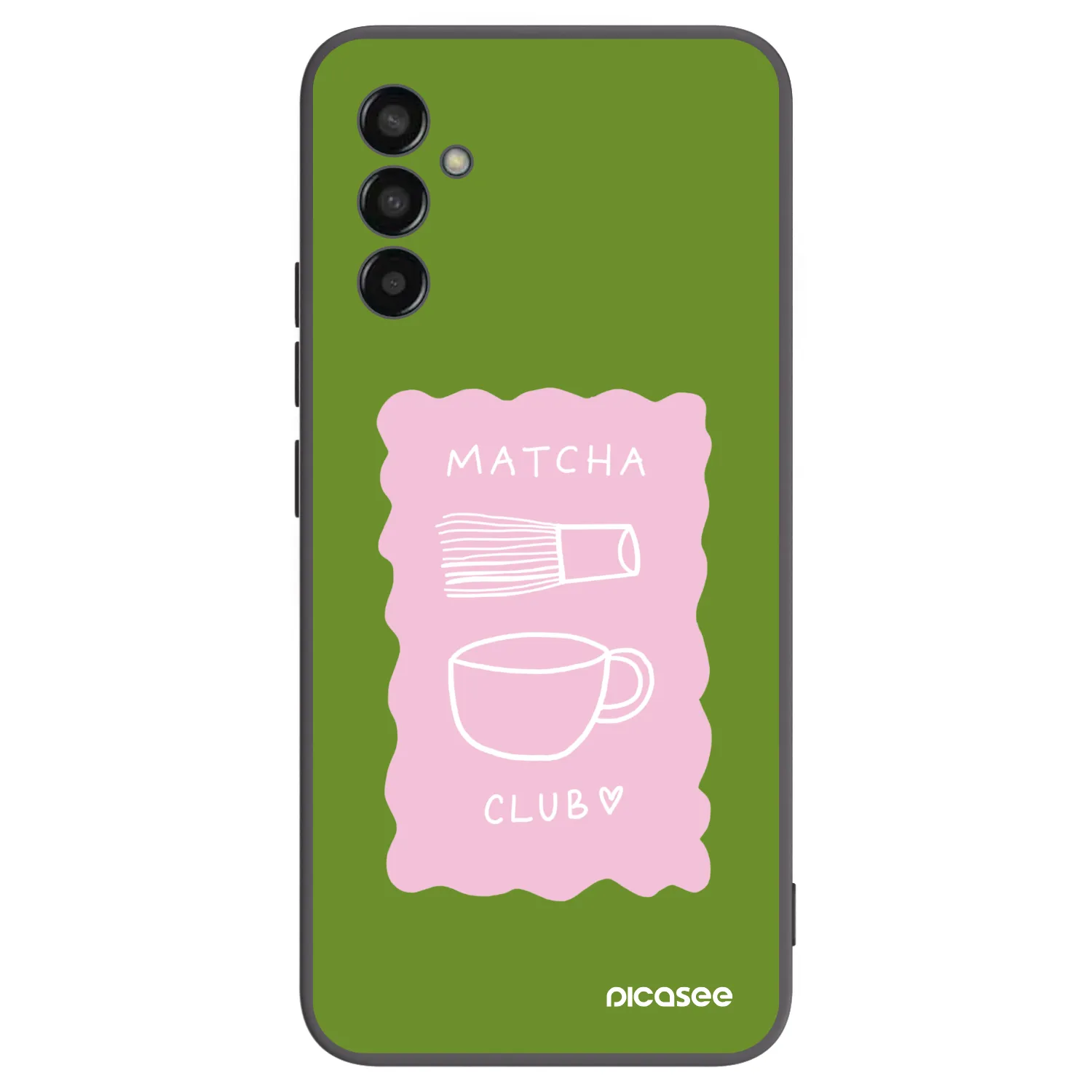 Picasee Samsung Galaxy M13 M135F Hülle - Schwarzes Silikon - Matcha club