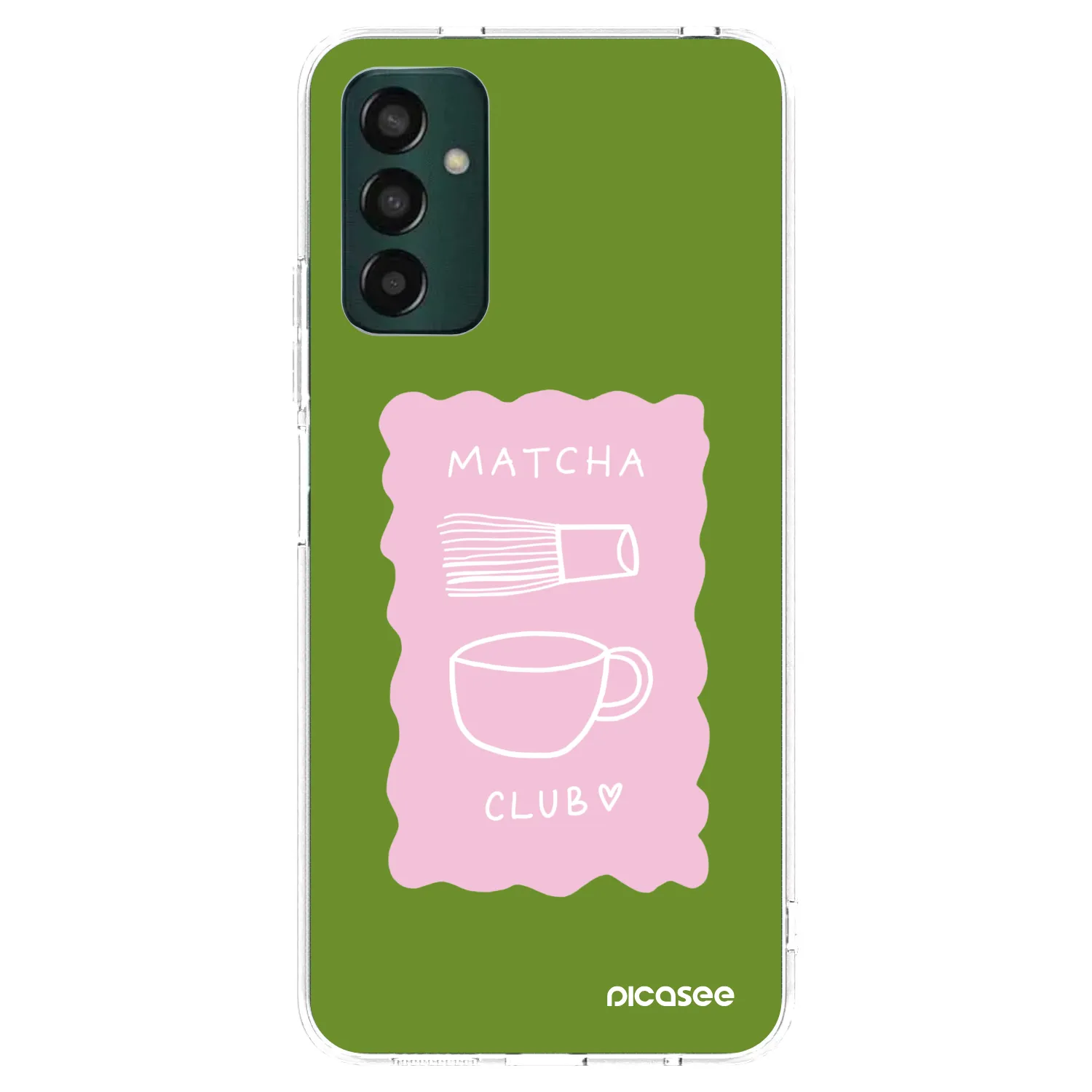 Picasee Samsung Galaxy M13 M135F Hülle - Transparentes Silikon - Matcha club