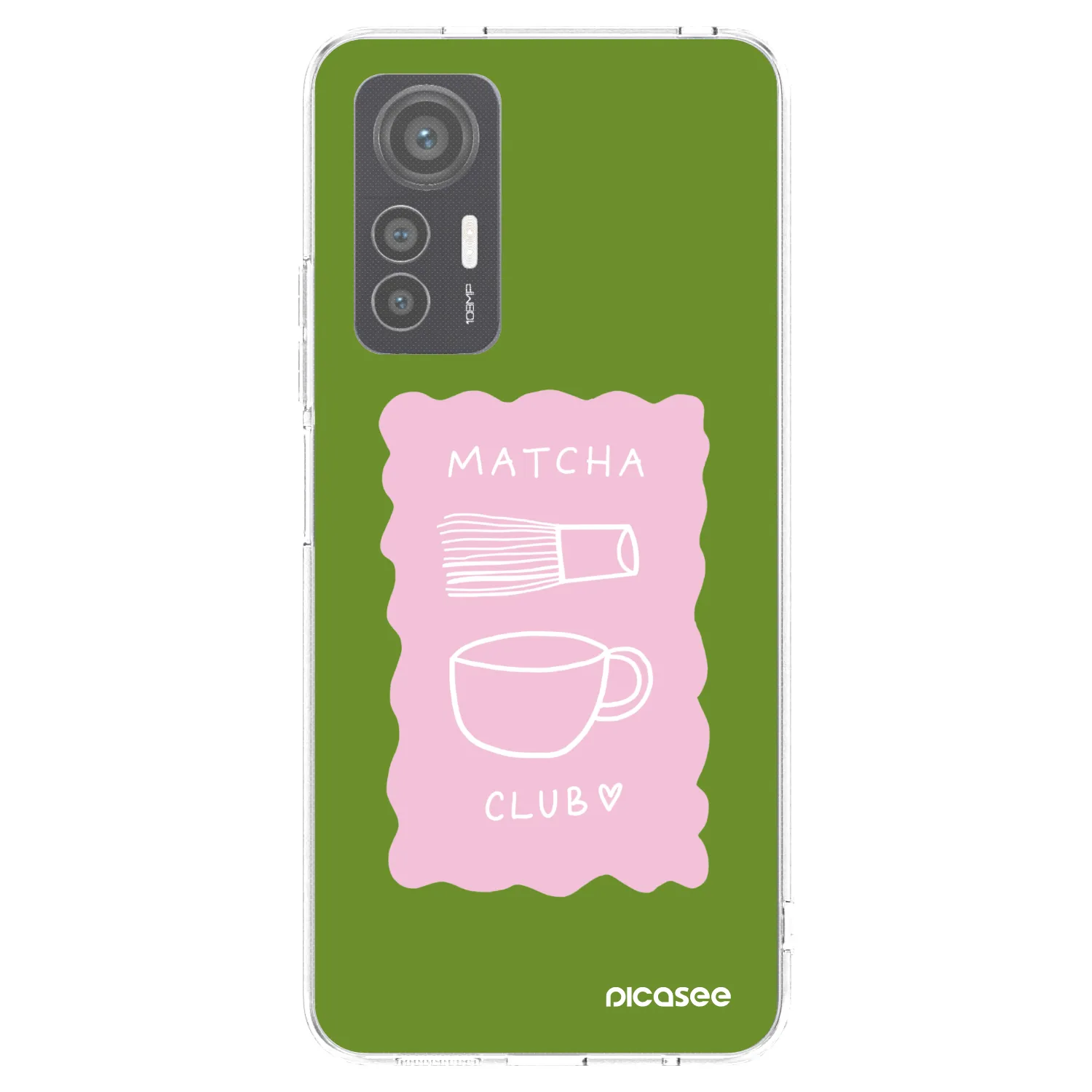Picasee Xiaomi 12 Lite Hülle - Transparentes Silikon - Matcha club