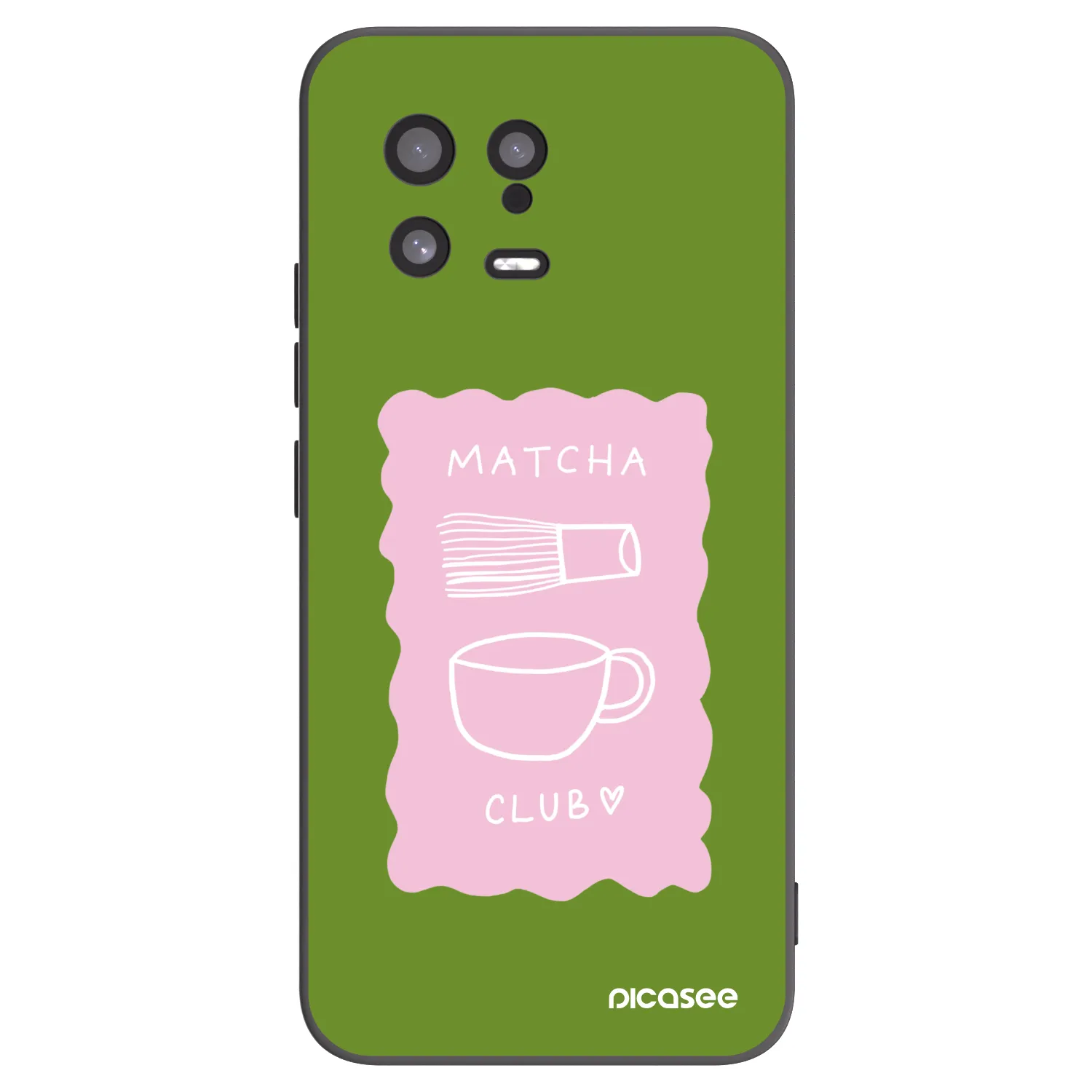 Picasee Xiaomi 13 Hülle - Schwarzes Silikon - Matcha club