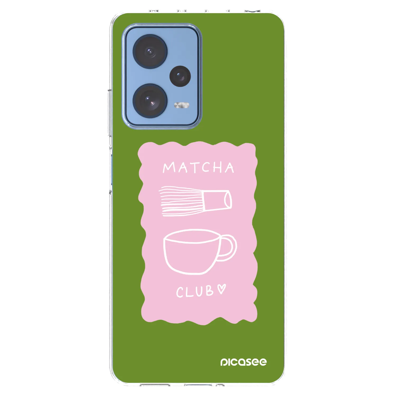 Picasee Xiaomi Redmi Note 12 Pro 5G Hülle - Transparentes Silikon - Matcha club
