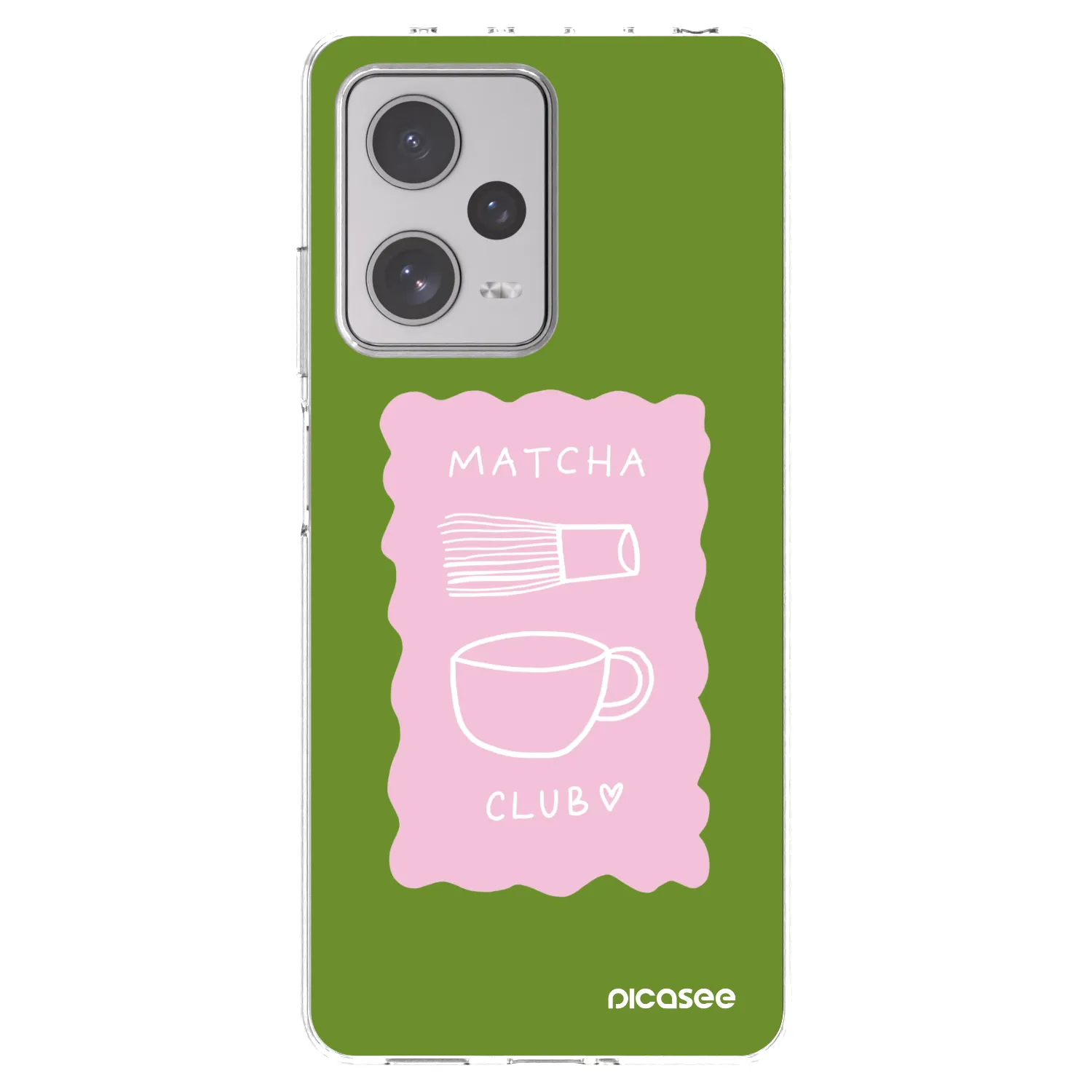 Picasee Xiaomi Redmi Note 12 Pro+ 5G Hülle - Transparentes Silikon - Matcha club