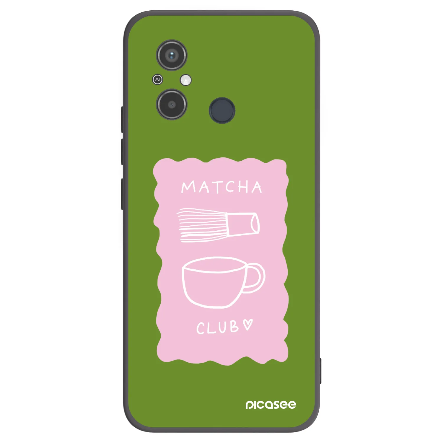 Picasee Xiaomi Redmi 12C Hülle - Schwarzes Silikon - Matcha club