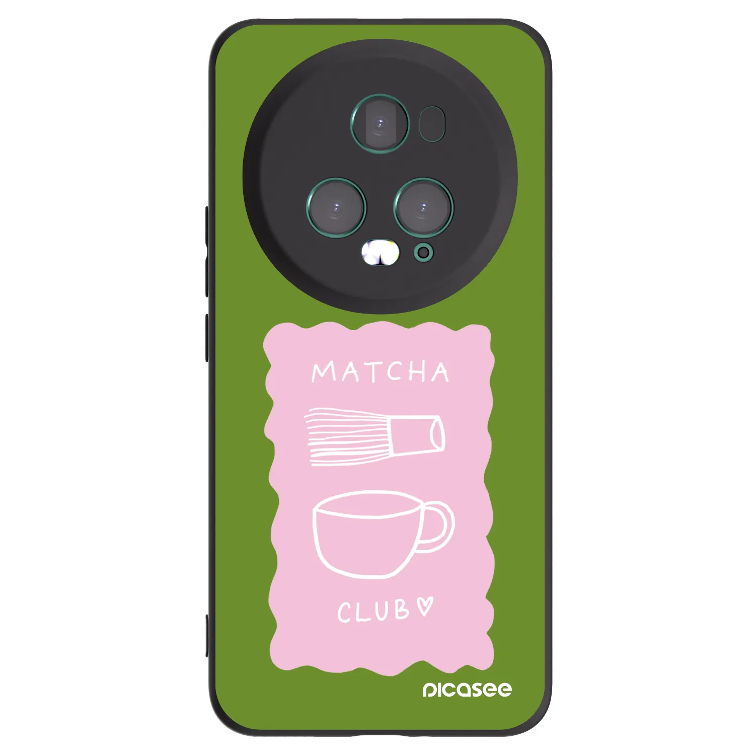 Picasee Honor Magic5 Pro Hülle - Schwarzes Silikon - Matcha club