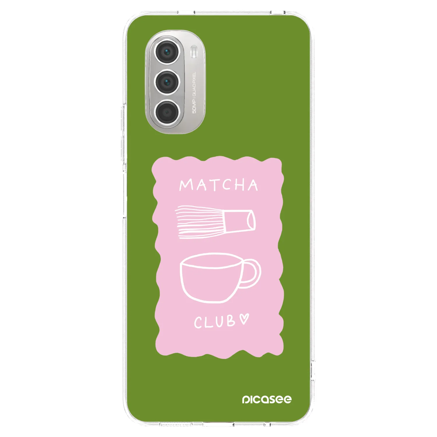 Picasee Motorola Moto G51 Hülle - Transparentes Silikon - Matcha club