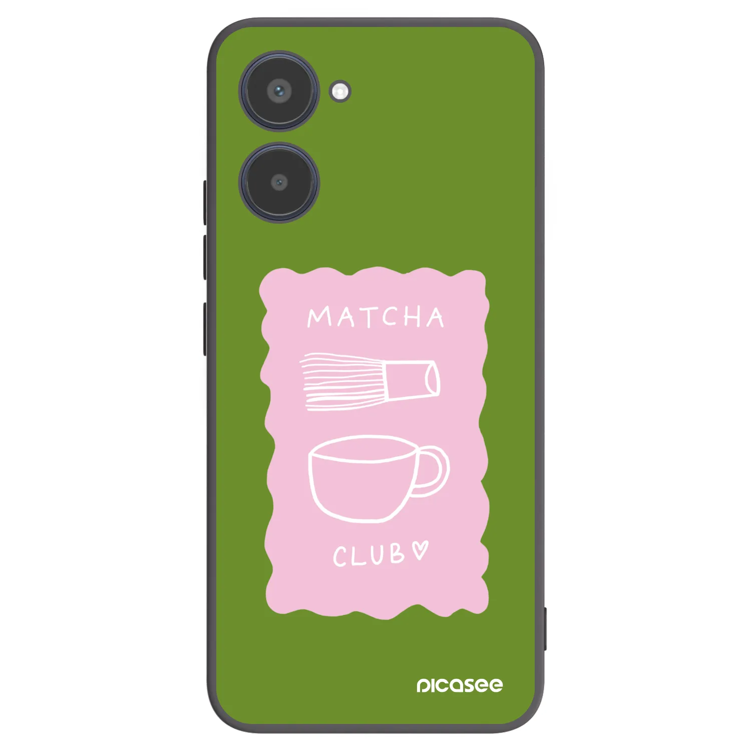Picasee Realme 10 4G Hülle - Schwarzes Silikon - Matcha club