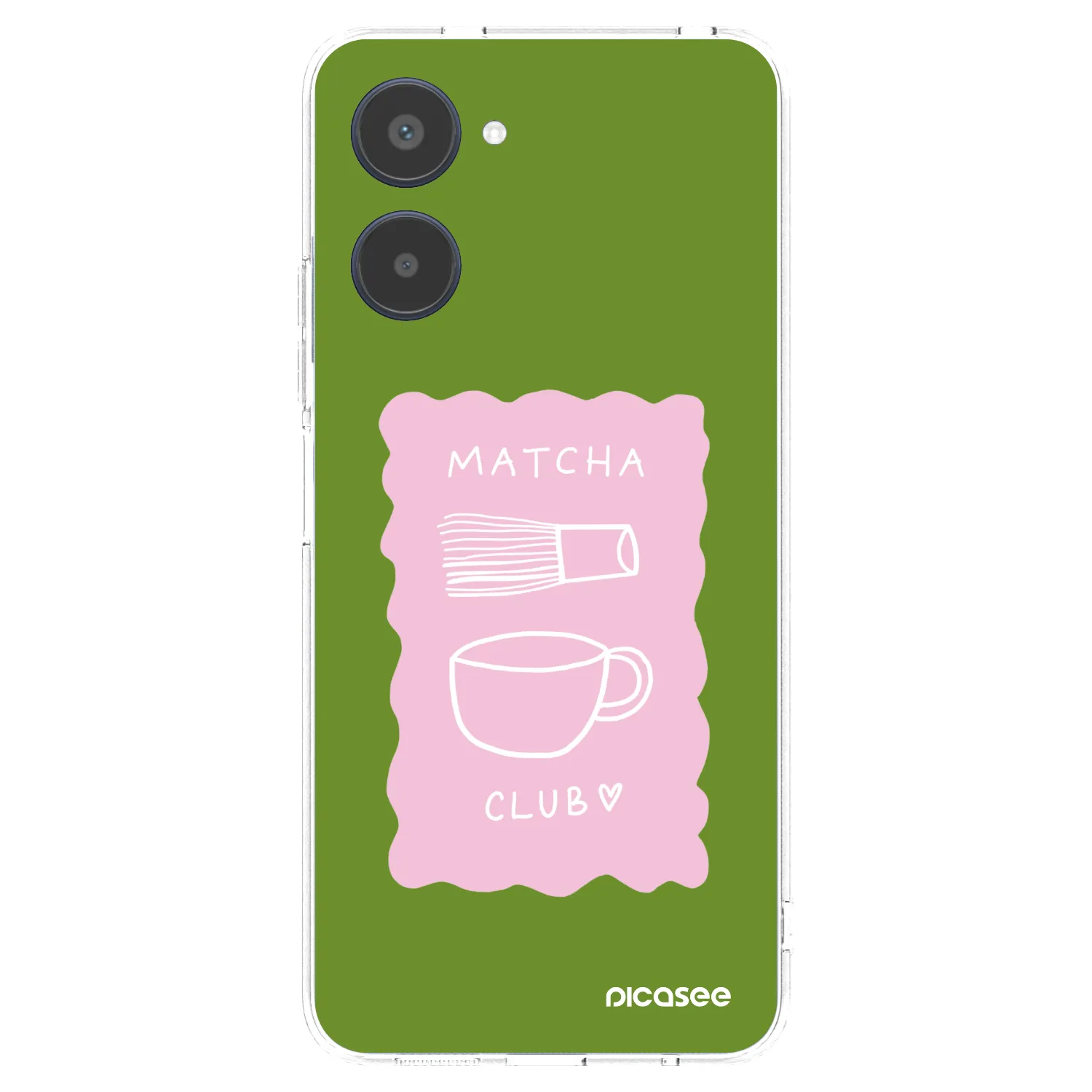 Picasee Realme 10 4G Hülle - Transparentes Silikon - Matcha club