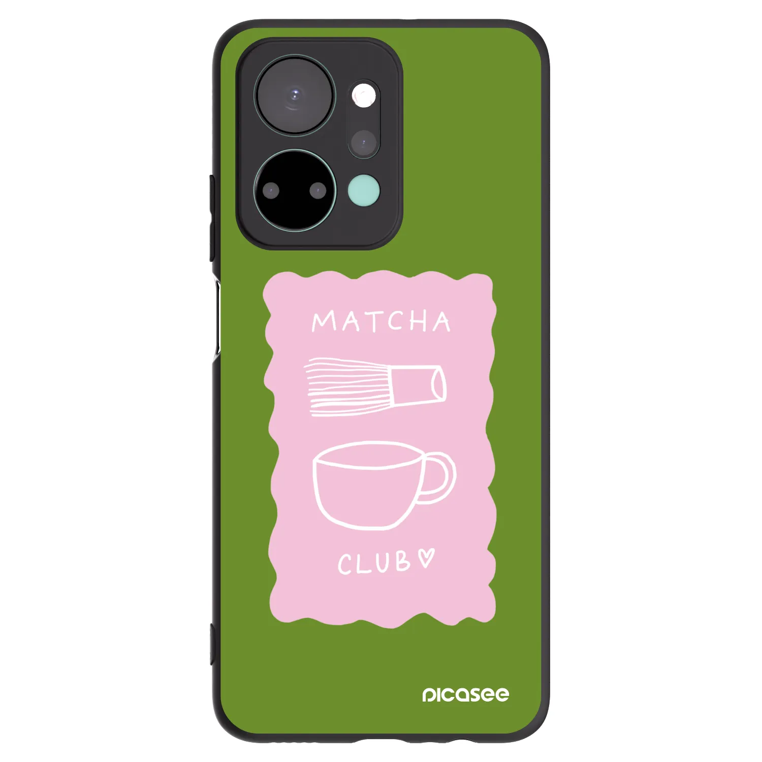 Picasee Honor X7a Hülle - Schwarzes Silikon - Matcha club