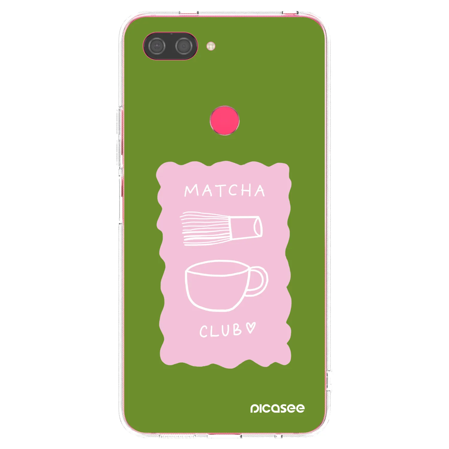 Picasee Xiaomi Mi 8 Lite Hülle - Transparentes Silikon - Matcha club