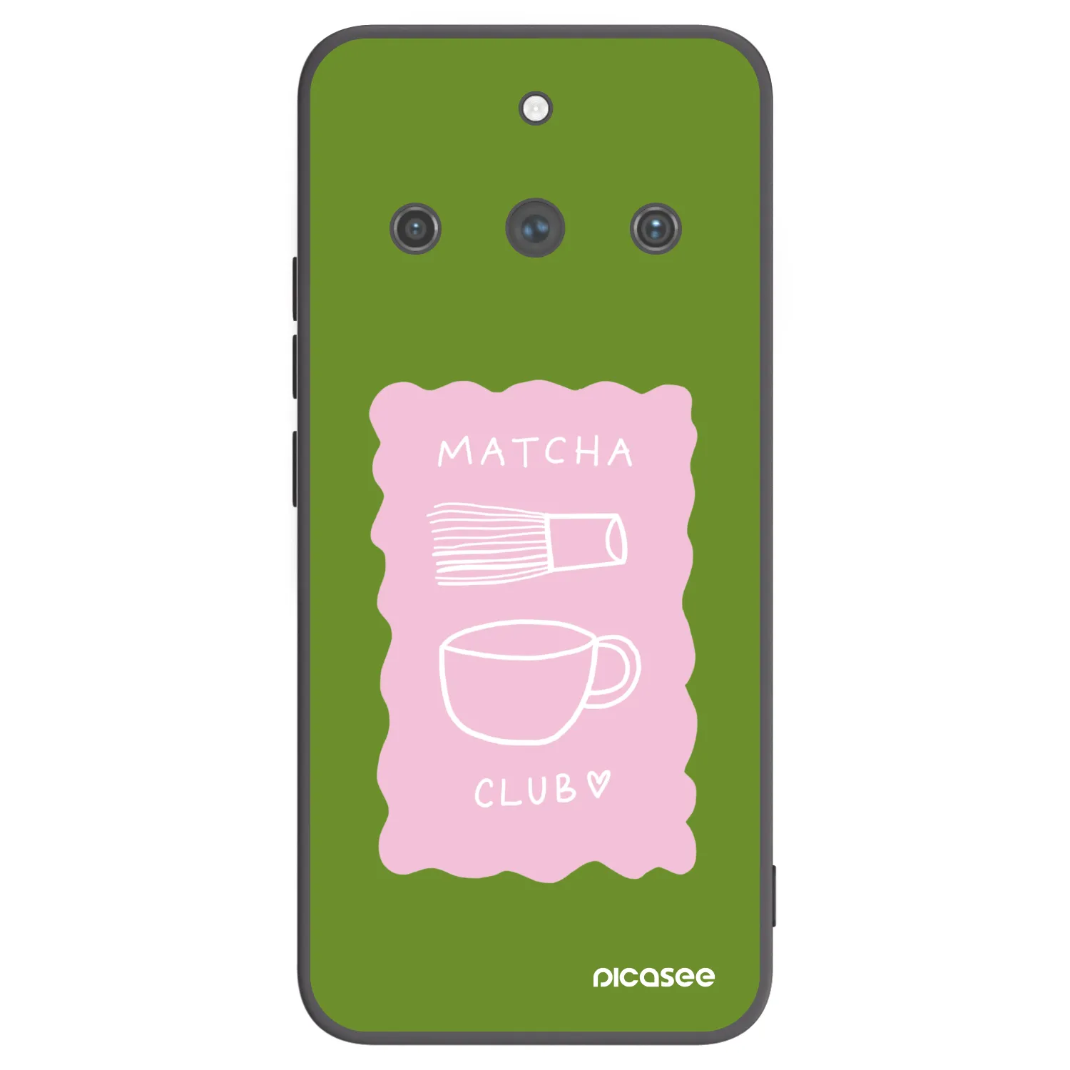 Picasee Realme 11 Pro+ Hülle - Schwarzes Silikon - Matcha club