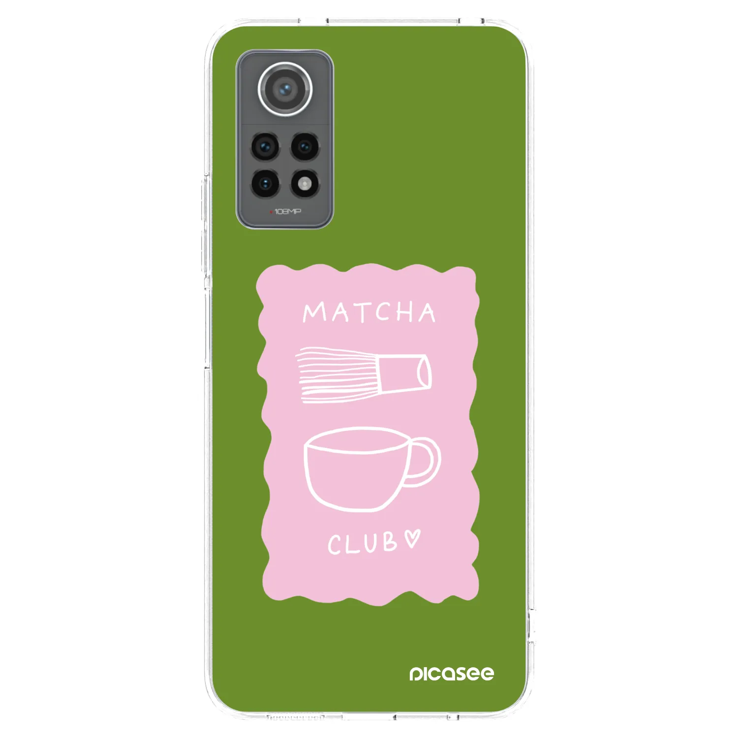 Picasee Xiaomi Redmi Note 12 Pro 4G Hülle - Transparentes Silikon - Matcha club