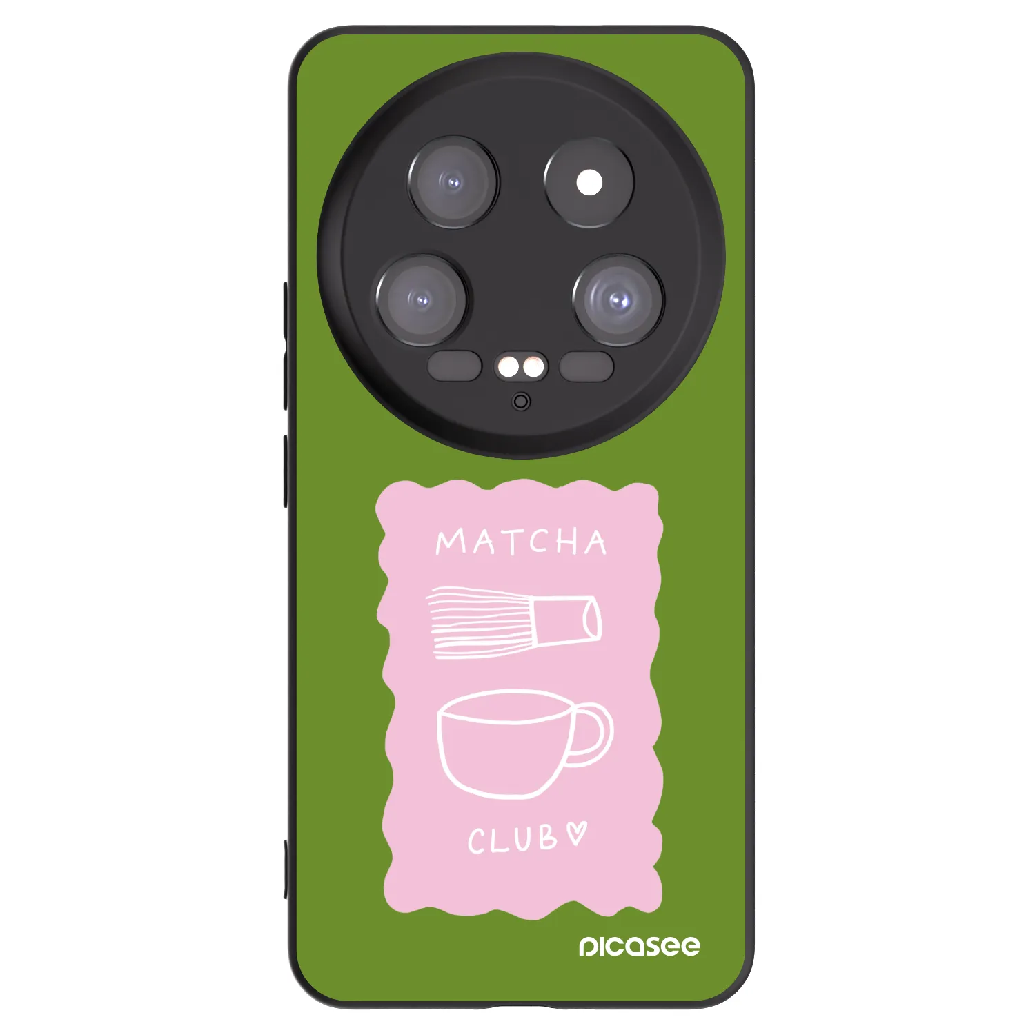 Picasee Xiaomi 14 Ultra Hülle - Schwarzes Silikon - Matcha club
