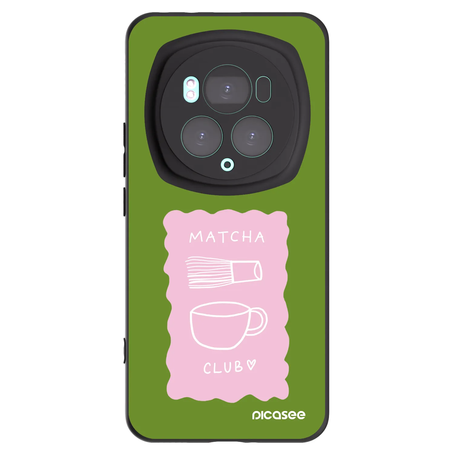 Picasee Honor Magic6 Pro Hülle - Schwarzes Silikon - Matcha club