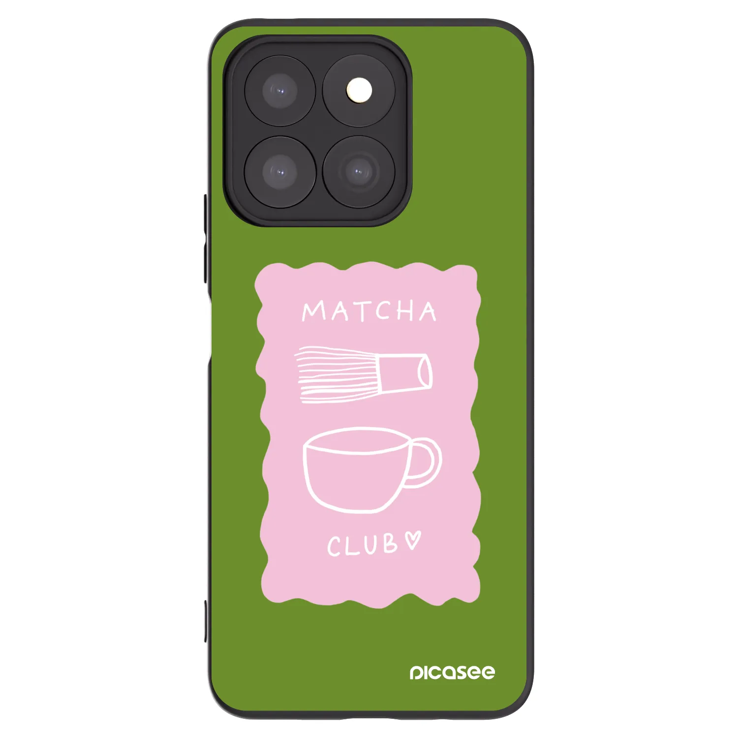 Picasee Honor X8b Hülle - Schwarzes Silikon - Matcha club