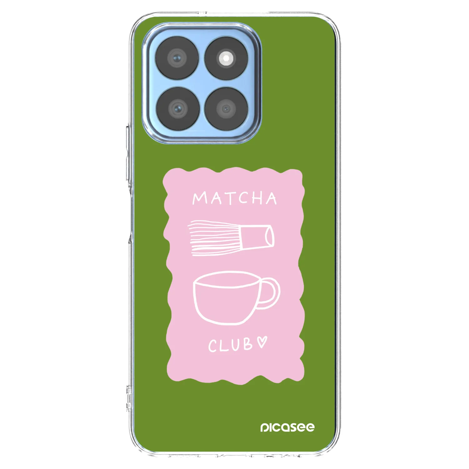 Picasee Honor X8b Hülle - Transparentes Silikon - Matcha club