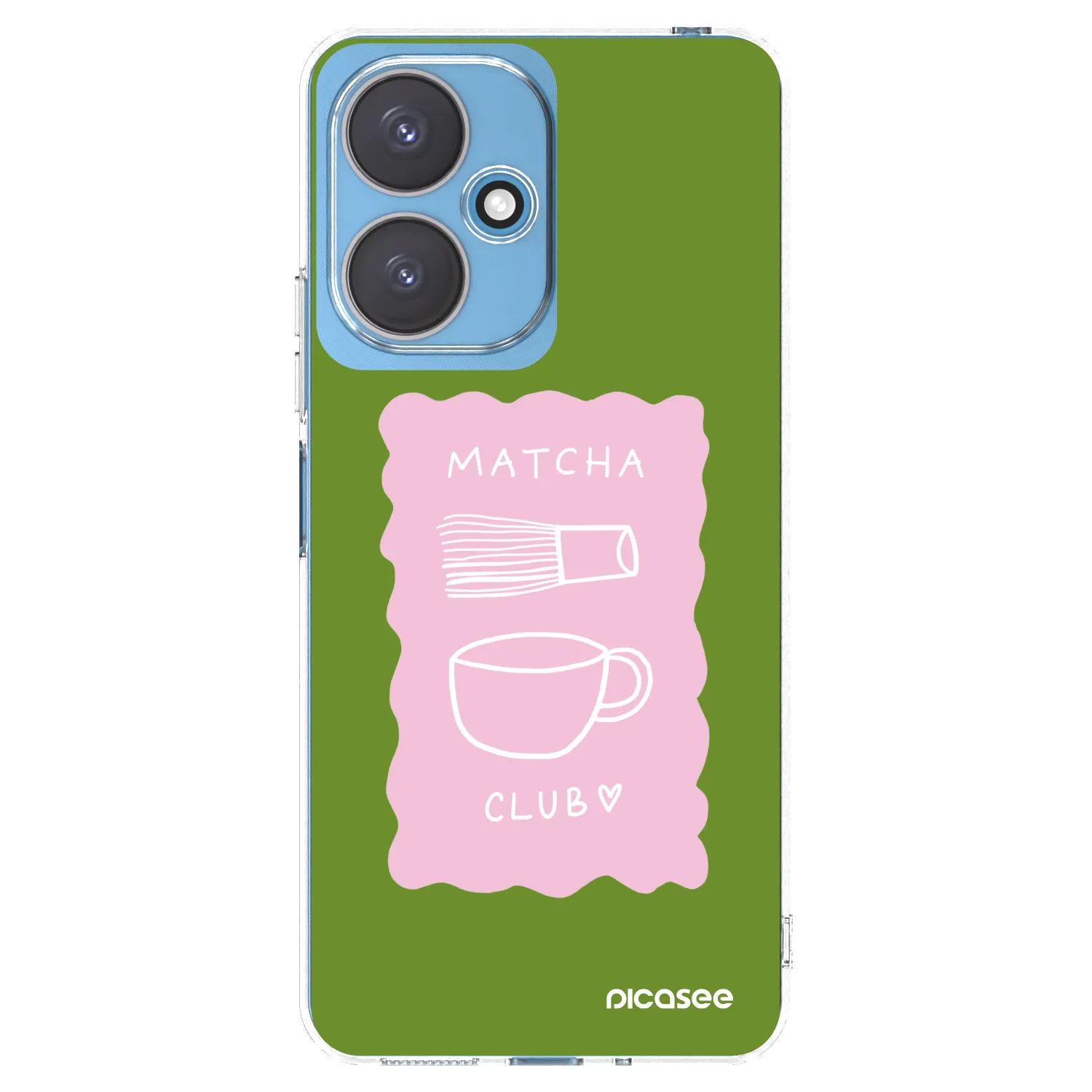 Picasee Xiaomi Redmi 13C 5G Hülle - Transparentes Silikon - Matcha club