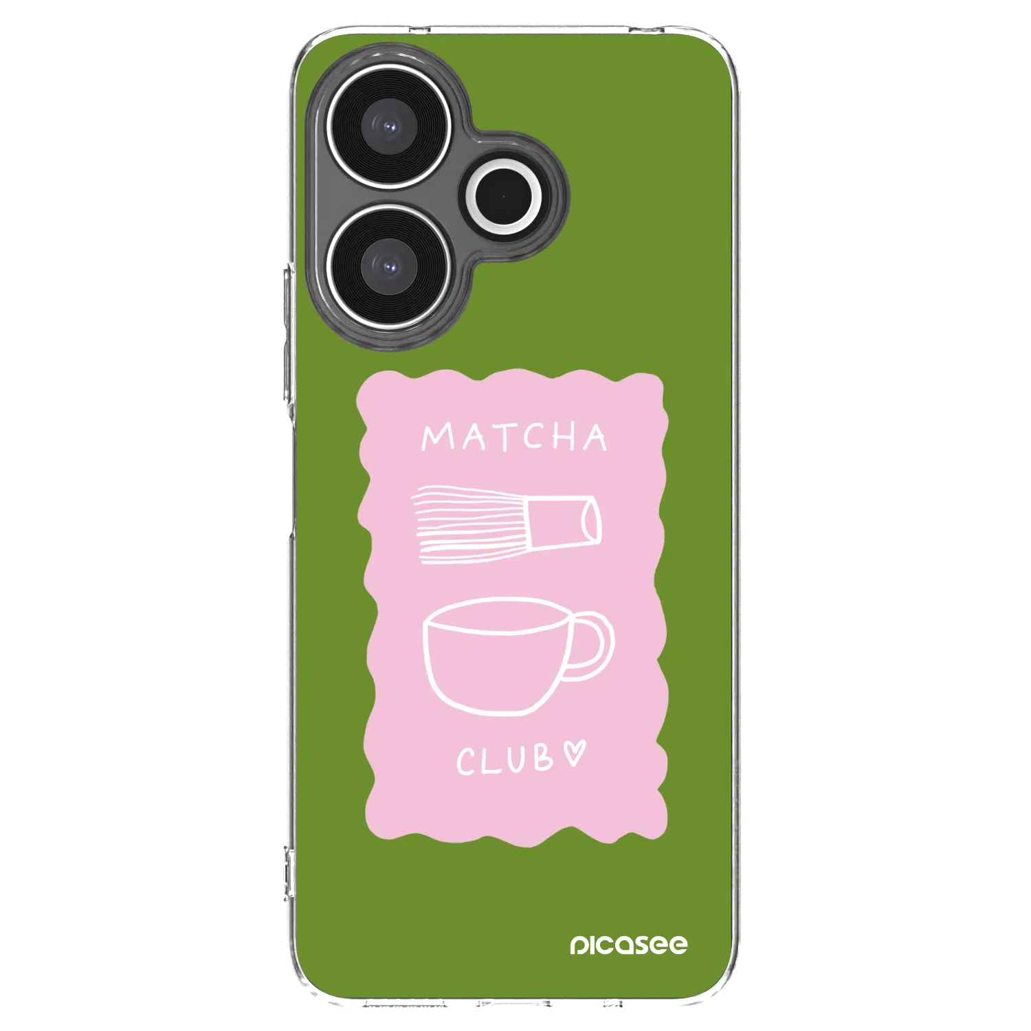 Picasee Xiaomi Redmi 13 4G Hülle - Transparentes Silikon - Matcha club